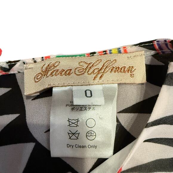 Mara Hoffman Women’s multicolor maxi dress, back keyhole, empire waist, 0 - Picture 6 of 12